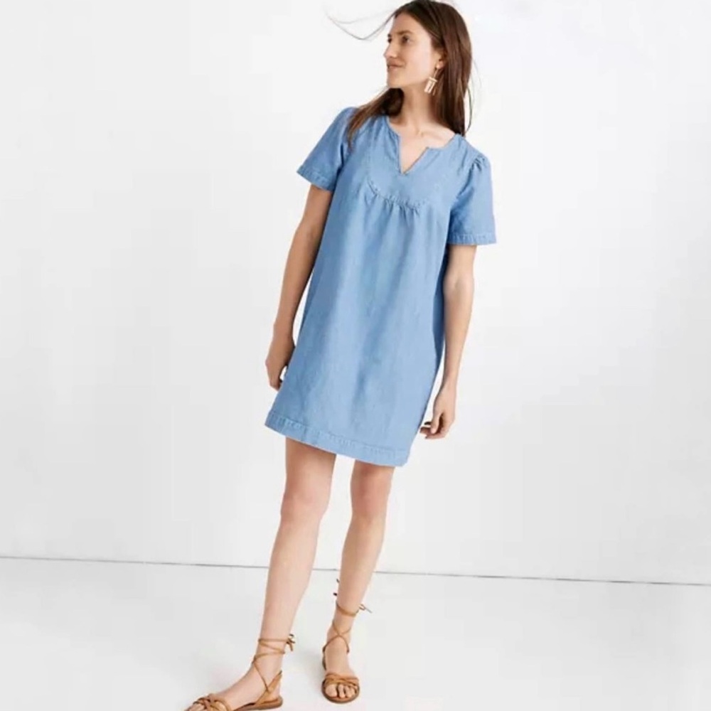 Madewell denim swing dress
